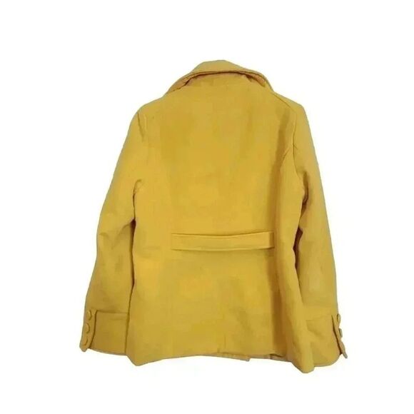 Cotton On Women's Canary Yellow Poly/Viscose Fleece Lined Short Double Breasted - Picture 5 of 9